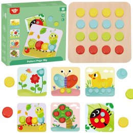 Tooky Toy TOOKY TOY Układanka Klocki dla Dzieci Zwierzęta Dopasuj Nauka Kształtów Kolorów + Plansze