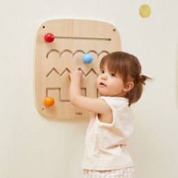 Viga Toys VIGA Drewniana Tablica Manipulacyjna Sensoryczna Labirynt