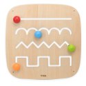 Viga Toys VIGA Drewniana Tablica Manipulacyjna Sensoryczna Labirynt