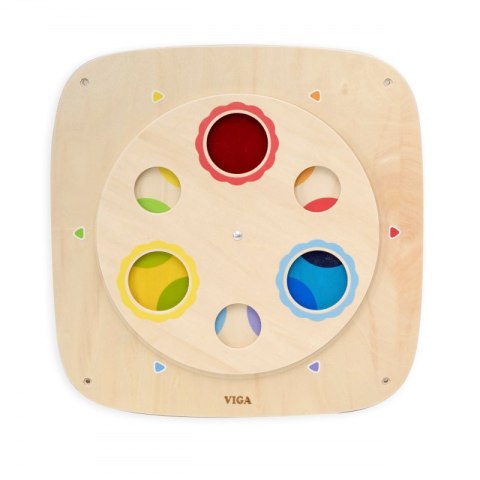 Viga Toys VIGA Drewniana Tablica Manipulacyjna Sensoryczna Mieszanie Kolorów