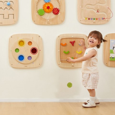 Viga Toys VIGA Drewniana Tablica Manipulacyjna Sensoryczna Mieszanie Kolorów