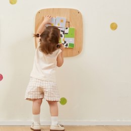 Viga Toys VIGA Drewniana Tablica Manipulacyjna Sensoryczna Układanka Obrazkowa