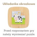 Viga Toys VIGA Drewniana Tablica Manipulacyjna Sensoryczna Układanka Obrazkowa