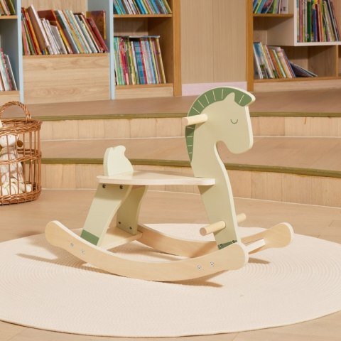 Viga Toys VIGA Drewniany Konik na Biegunach