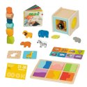 Woopie Let's Go Green WOOPIE GREEN Box Pudełko XXL Montessori Edukacyjne 7w1 Sensoryczne 31-36 Mies. FSC