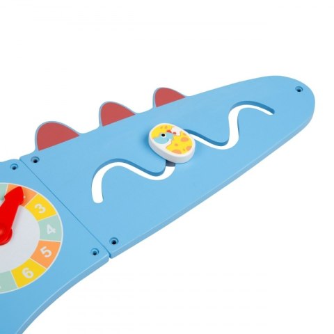 Woopie Let's Go Green WOOPIE GREEN Drewniana Ścienna Tablica Manipulacyjna Dinozaur Montessori FSC