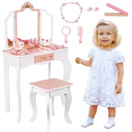 Woopie Let's Go Green WOOPIE GREEN Drewniana Toaletka z Lustrem i Akcesoriami