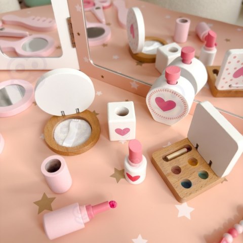 Woopie Let's Go Green WOOPIE GREEN Drewniana Toaletka z Lustrem i Akcesoriami