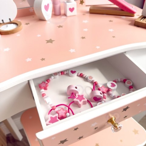 Woopie Let's Go Green WOOPIE GREEN Drewniana Toaletka z Lustrem i Akcesoriami