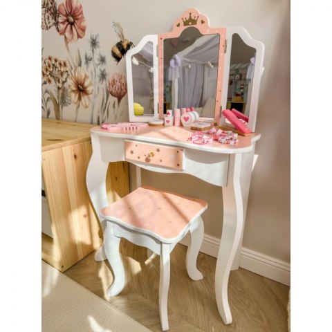 Woopie Let's Go Green WOOPIE GREEN Drewniana Toaletka z Lustrem i Akcesoriami