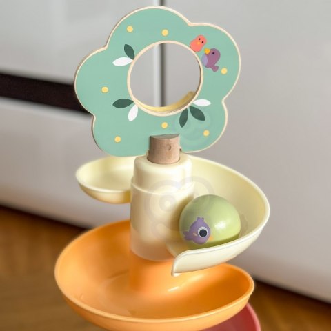 Woopie Let's Go Green WOOPIE GREEN Drewniany Tor Kulkowy z Efektami Dźwiękowymi Cymbałki FSC