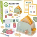 Woopie Let's Go Green WOOPIE GREEN Drewniany Toster Zestaw Śniadaniowy z Akcesoriami 14 el. FSC