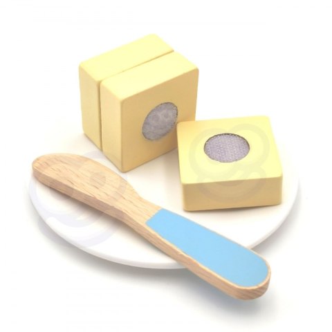 Woopie Let's Go Green WOOPIE GREEN Drewniany Toster Zestaw Śniadaniowy z Akcesoriami 14 el. FSC