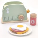 Woopie Let's Go Green WOOPIE GREEN Drewniany Toster Zestaw Śniadaniowy z Akcesoriami 14 el. FSC